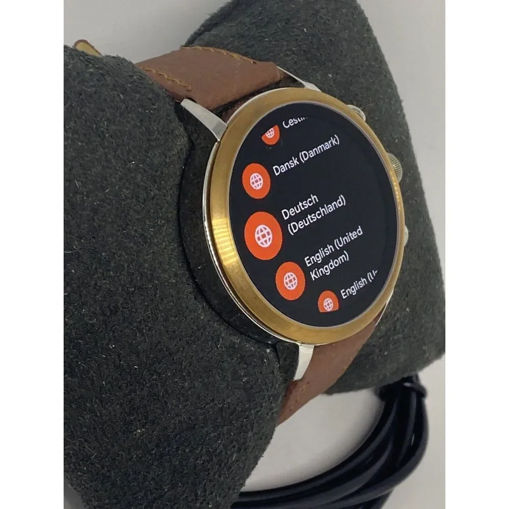 Fossil Gen 4 Authentic Digital Dial Smart Watch Custom Band FTW6016 AB510